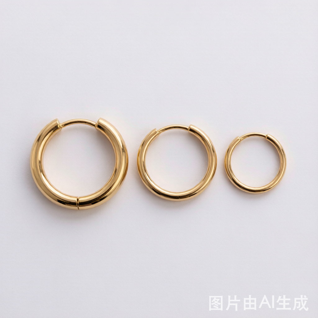 Gold Hoop Earrings